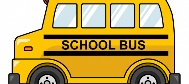 Sing With Your Child - Yellow School Bus Cartoon (604x270)