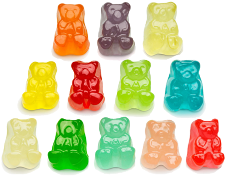 12 Flavor Gummi Bear Cubs - Albanese Gummy Bear Flavors (480x480)