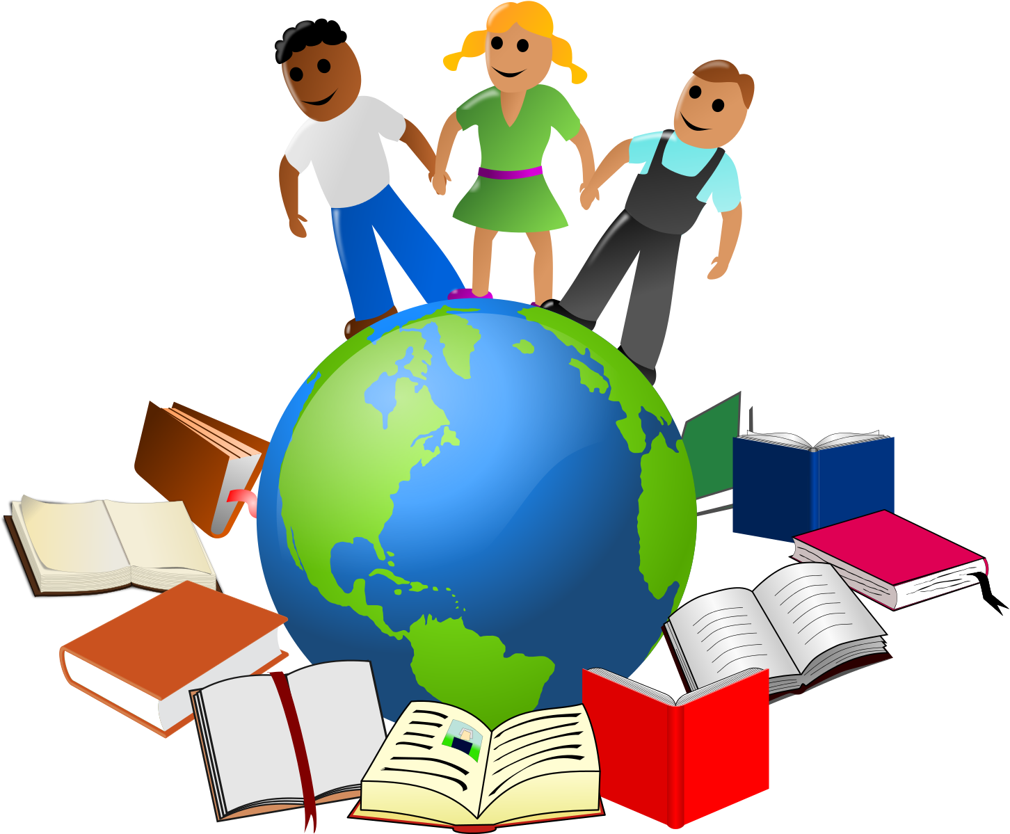 Global Educators Are Struggling To Push The Boundaries - Education Clipart (1452x1199)