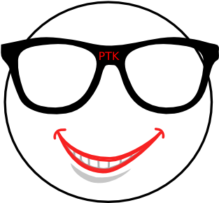 Ptk Smiley Face Clip Art - Ray-ban (600x329)