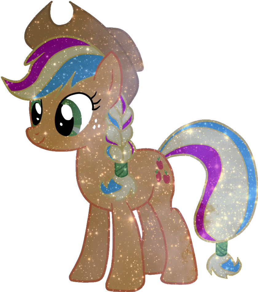 [mlp] Applejack Galaxy's Power By Mixiepie - My Little Pony Applejack Galaxy (840x951)
