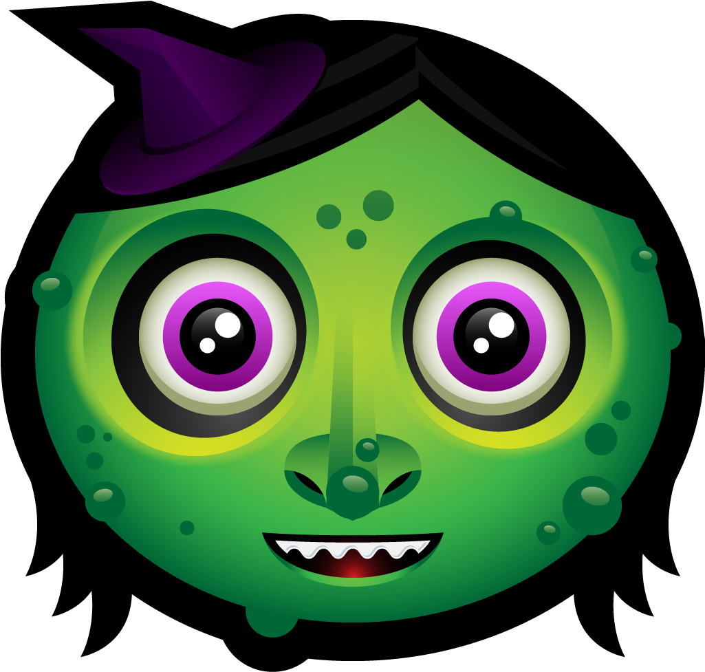 Witch Face Png Transparent Image - Fruit Hat (1024x1024)