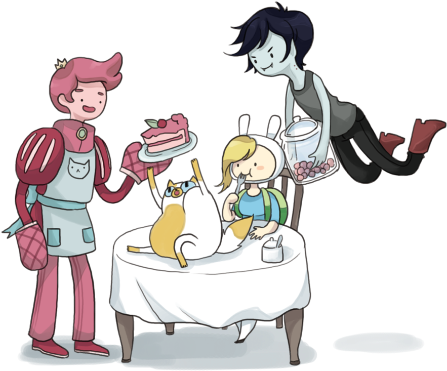 Fionna And Cake By Zanior325 - Comics (900x761)