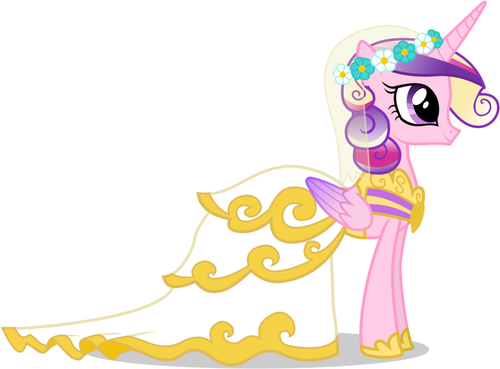 Princess Cadance In Wedding Dress By 90sigma On Deviantart - My Little Pony Princess Cadence Dress (1032x774)