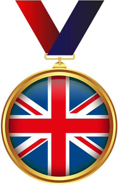Medal, Gold, Tape, Transparent Background, Decoration - United Kingdom Lgbt (458x640)