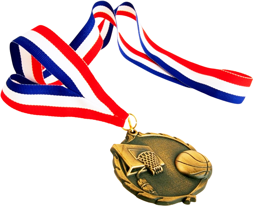 Basketball Medal Png Transparent Image - Medal Png (1000x835)