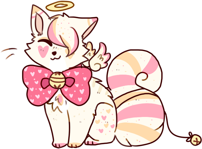 Angel Cake Sugar Cat // Ota // Open By Catpaths - Cartoon (718x538)