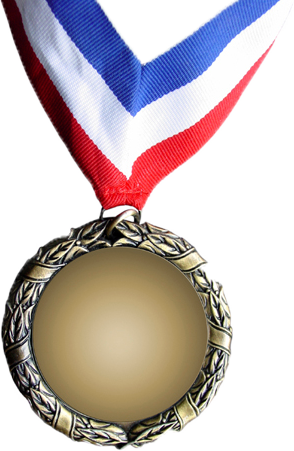 Metal Gold Medal Png Png Images - Gold Silver Bronze (294x451)