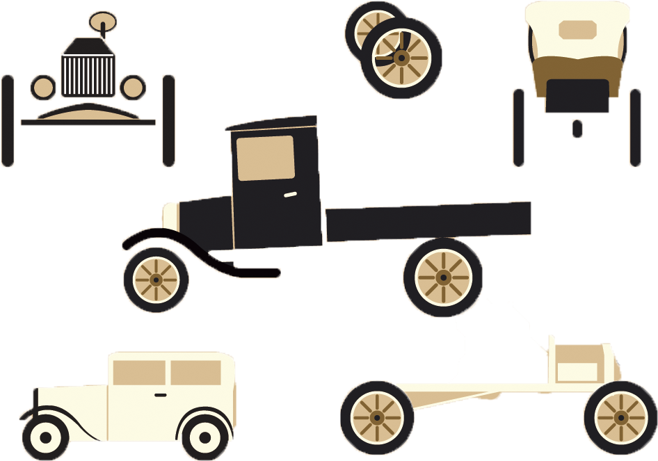 1920s Car Euclidean Vector Clip Art - 1920s Car Euclidean Vector Clip Art (1099x780)