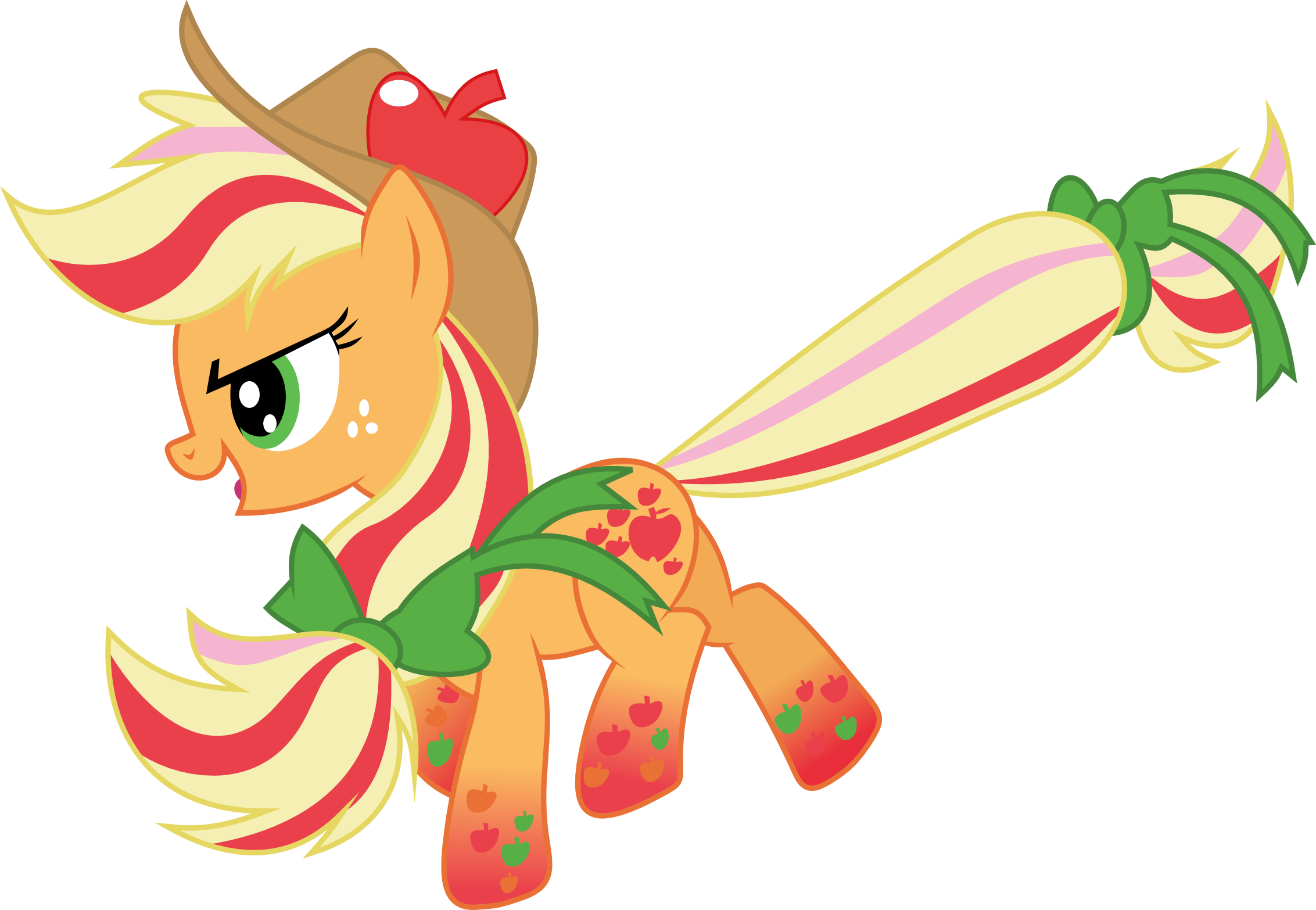 Rainbow Power Applejack By Whizzball2 - My Little Pony Rainbow Power Applejack (2265x1566)