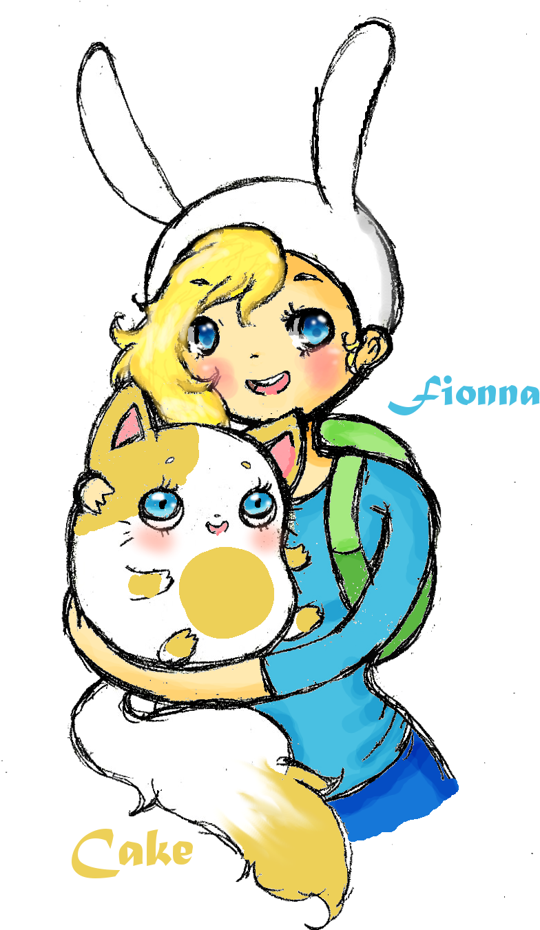 Fionna And Cake Fanart By Mama-tama - Fionna And Cake Chibi (793x1350)