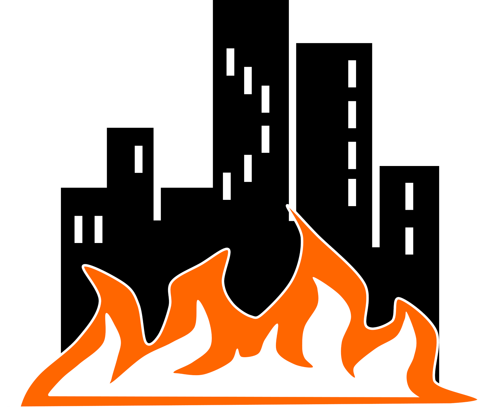 Natural Disaster Clipart Png - Fire Disaster Clipart (1600x1365)