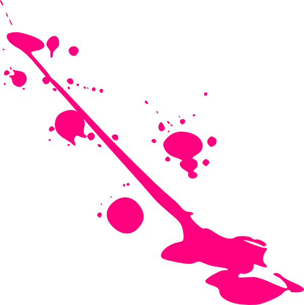 Hot Pink Paint Splatter (600x601)
