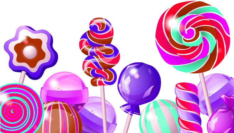 Lollipop Candy Cane Illustration - Lollipop Candy Cane Illustration (750x546)