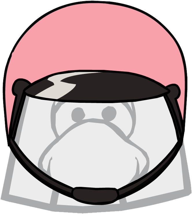 Lela's Bike Helmet - Tin Foil Hat Icon (664x741)