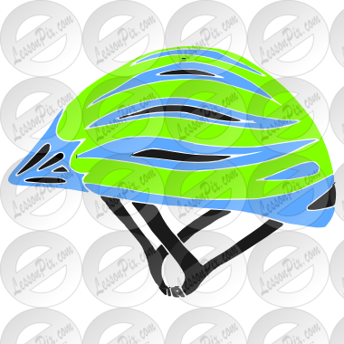 Bike Helmet Stencil - Bicycle Helmet (380x380)