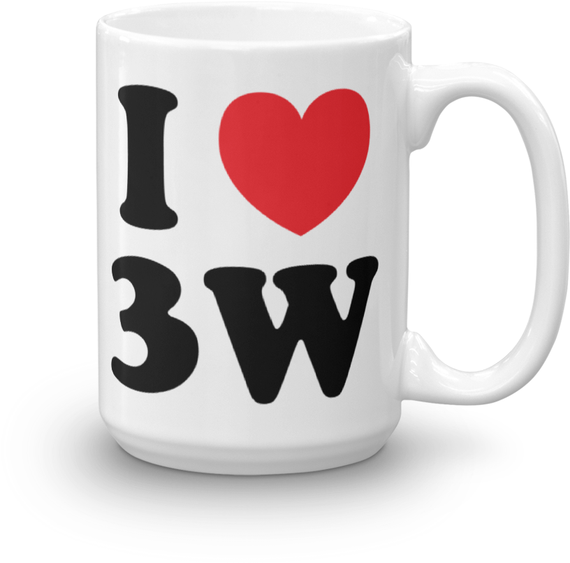 I Love 3 W - Mug (1000x1000)