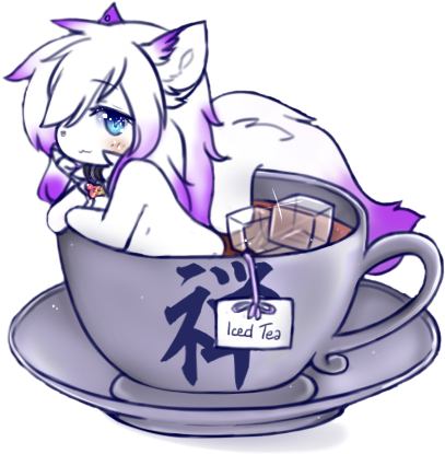 Zen Tea Transparent - Cartoon (565x497)