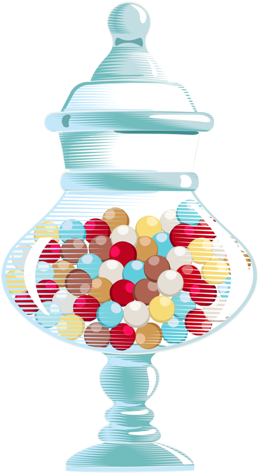 Album - Candy Vase Clipart (626x1024)