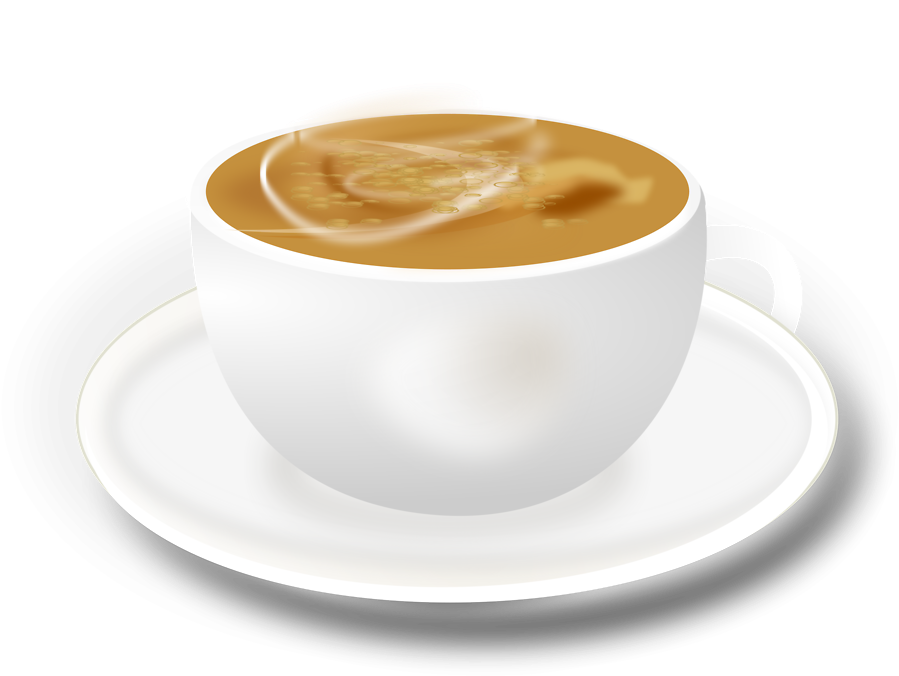 Coffee Bean Clip Art Transparent - Cappuccino Clip Art (958x715)