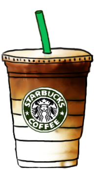 Coffee Clip Art - Starbucks Coffee Drawings (400x400)