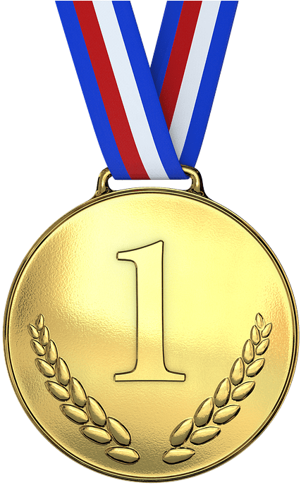 8 Sep - Gold Medal Png (720x720)