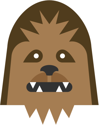 Head Clipart Chewbacca - Star Wars Chewbacca Icon (404x512)