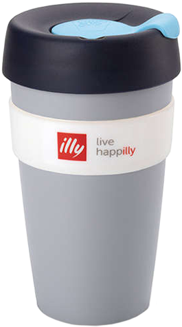 Illy Live Happilly Keepcup Coffee Cup Grey 454ml - Illy New Live Happilly Keepcup (500x500)