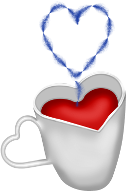 Cups And Hearts - Table-glass (330x440)