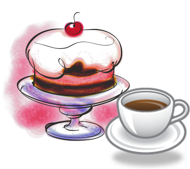 28 Collection Of Coffee Morning Clipart Free - Coffee Cup Animated Gif (636x558)