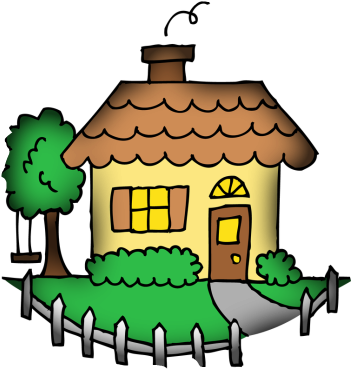 Picture - Clip Art House Jpg (364x374)