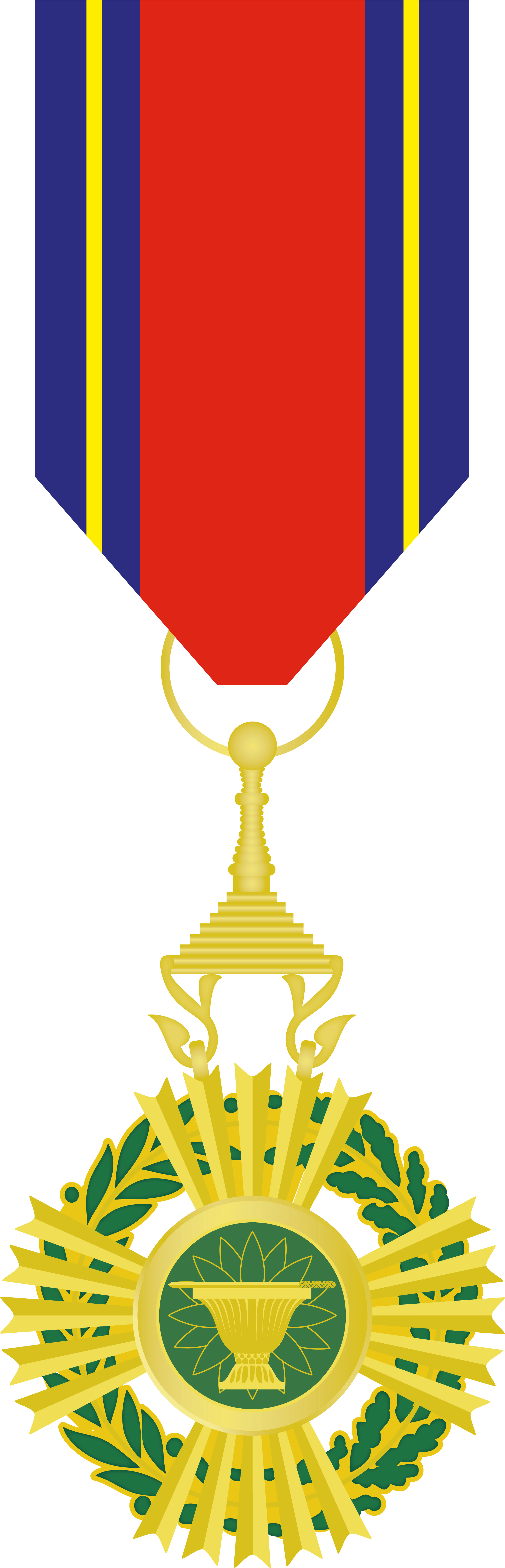 Royal Order Of Sahametrei, Knight Class Medal - Royal Order Of Sahametrei, Knight Class Medal (2320x7160)