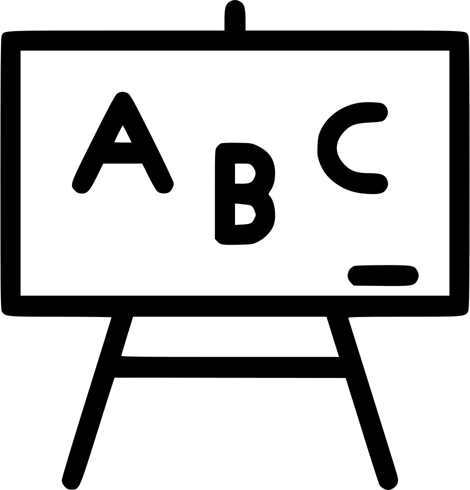Computer Icons Dry-erase Boards Blackboard School - Clip Art Of Black Board (940x980)