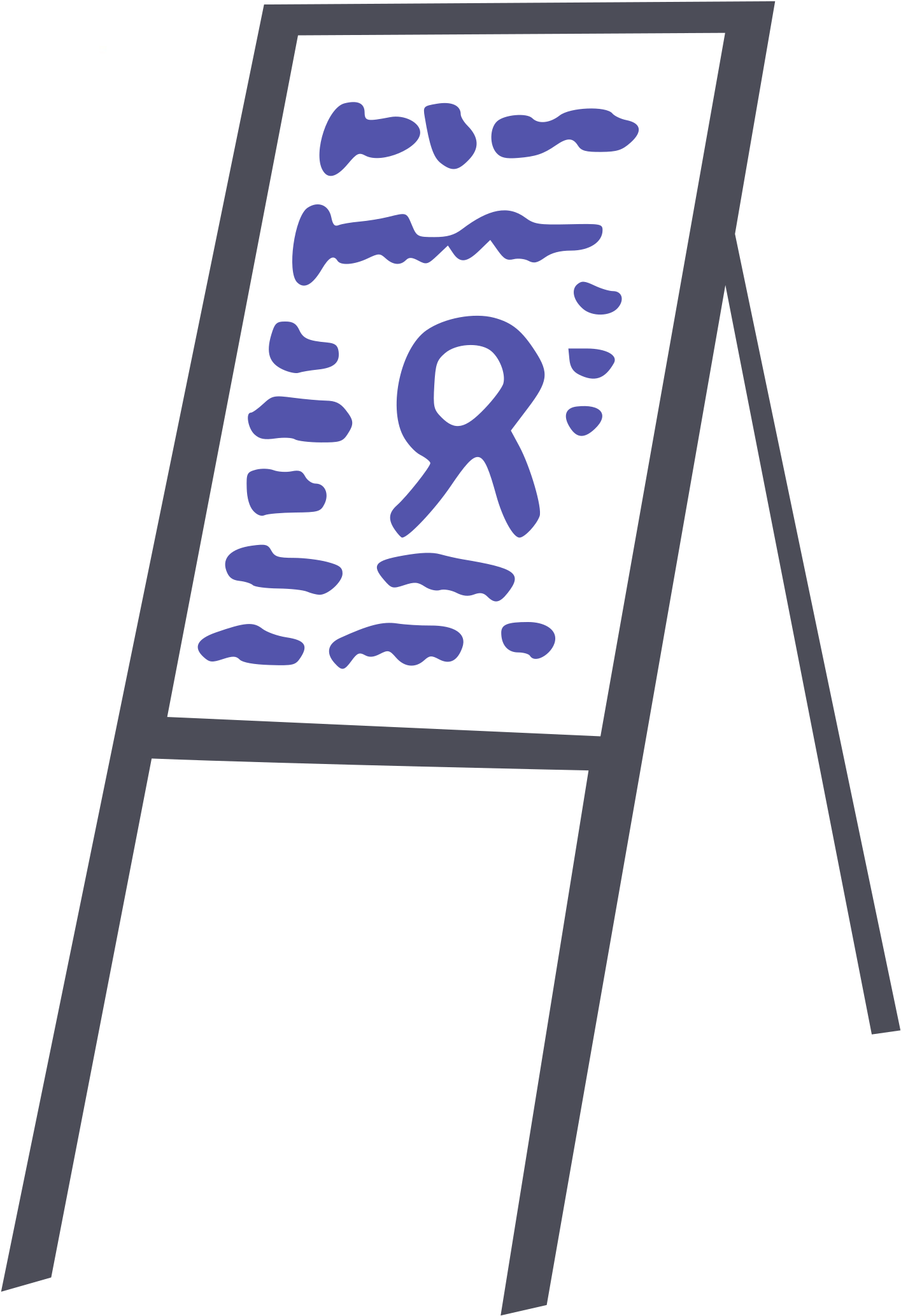 Flip Chart Easel Computer Icons Clip Art - Flip Chart Easel Computer Icons Clip Art (1697x2400)