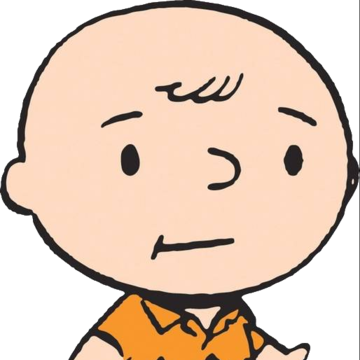 "charlie Brown Must Be The One Who Suffers, Because - Charlie Brown (360x360)