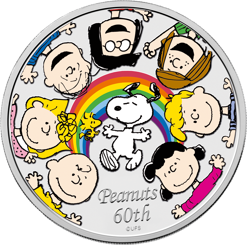Peanuts Gang Coin - Peppermint Patty Charlie Brown (1000x1000)