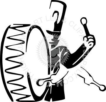 Marching Band Drum Clipart (361x346)