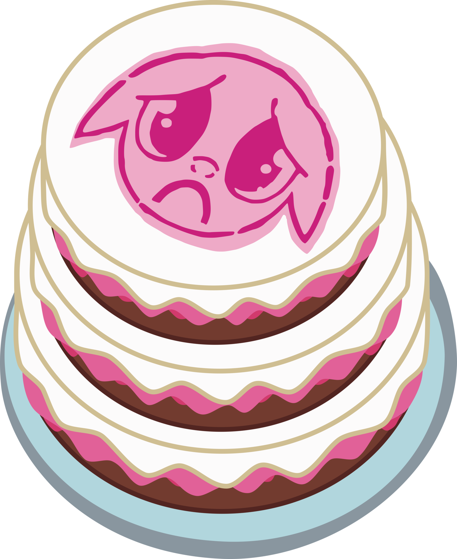 Image Result For Mlp Cake Vector - My Little Pony: Friendship Is Magic (1600x1957)