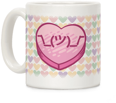 Browse Our Selection Of Apparel, Mugs And Other Home - Generic Shrug Emoticon Conversation Heart White (484x484)