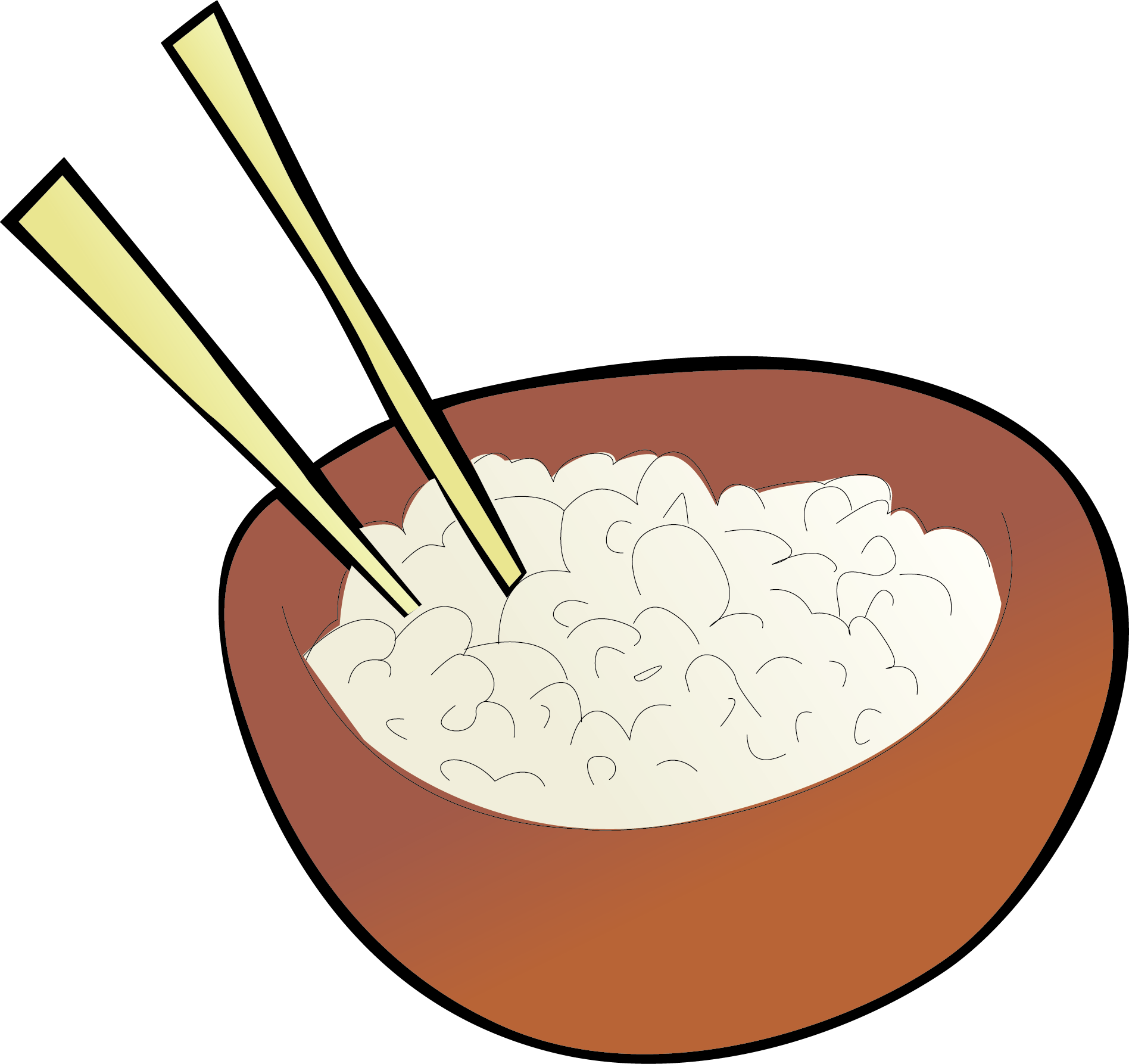 Fried Rice Cazuela Chinese Cuisine Clip Art - Rice Bowl Transparent (1896x1786)