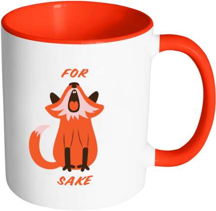 For Fox Sake Coloured Accent Mug - Bible Emergency Numbers Mug - Christian Gifts For Women (500x500)
