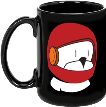 Space Beef Mug - Black Mug Png (384x408)