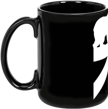 Black Mug - Black Mug Png (384x408)