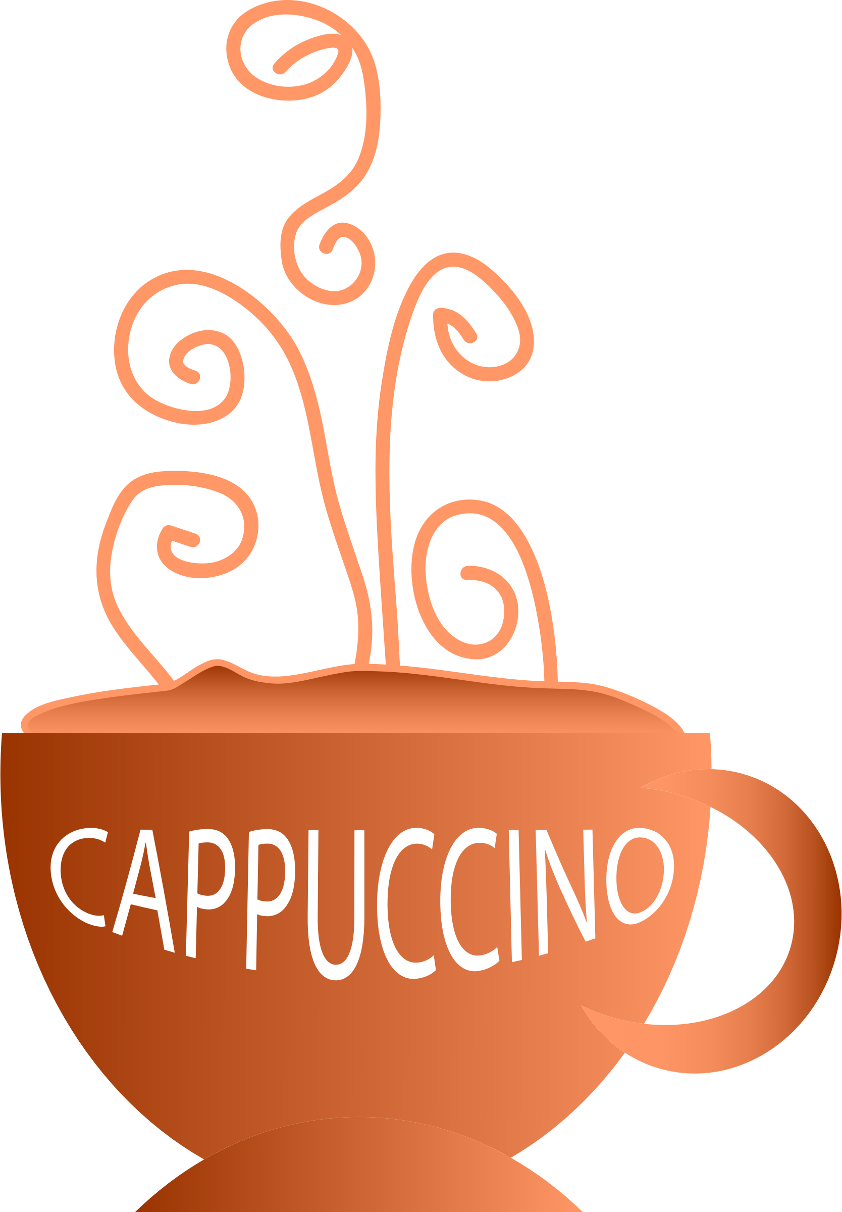 Cappuccino Clipart Latte - Cappuccino Clipart (1668x2400)