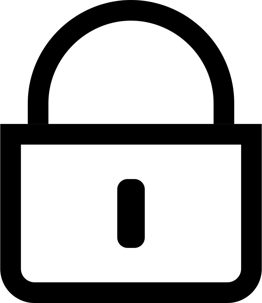 Swarm Bee Landing Cloud Platform Services Comments - Lock Line Icon Png (848x980)