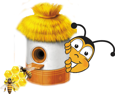 Далее Монеты Выводите На Ваш Реальный Счет Без Дополнительных - Bees On The Flower Round Ornament (400x350)