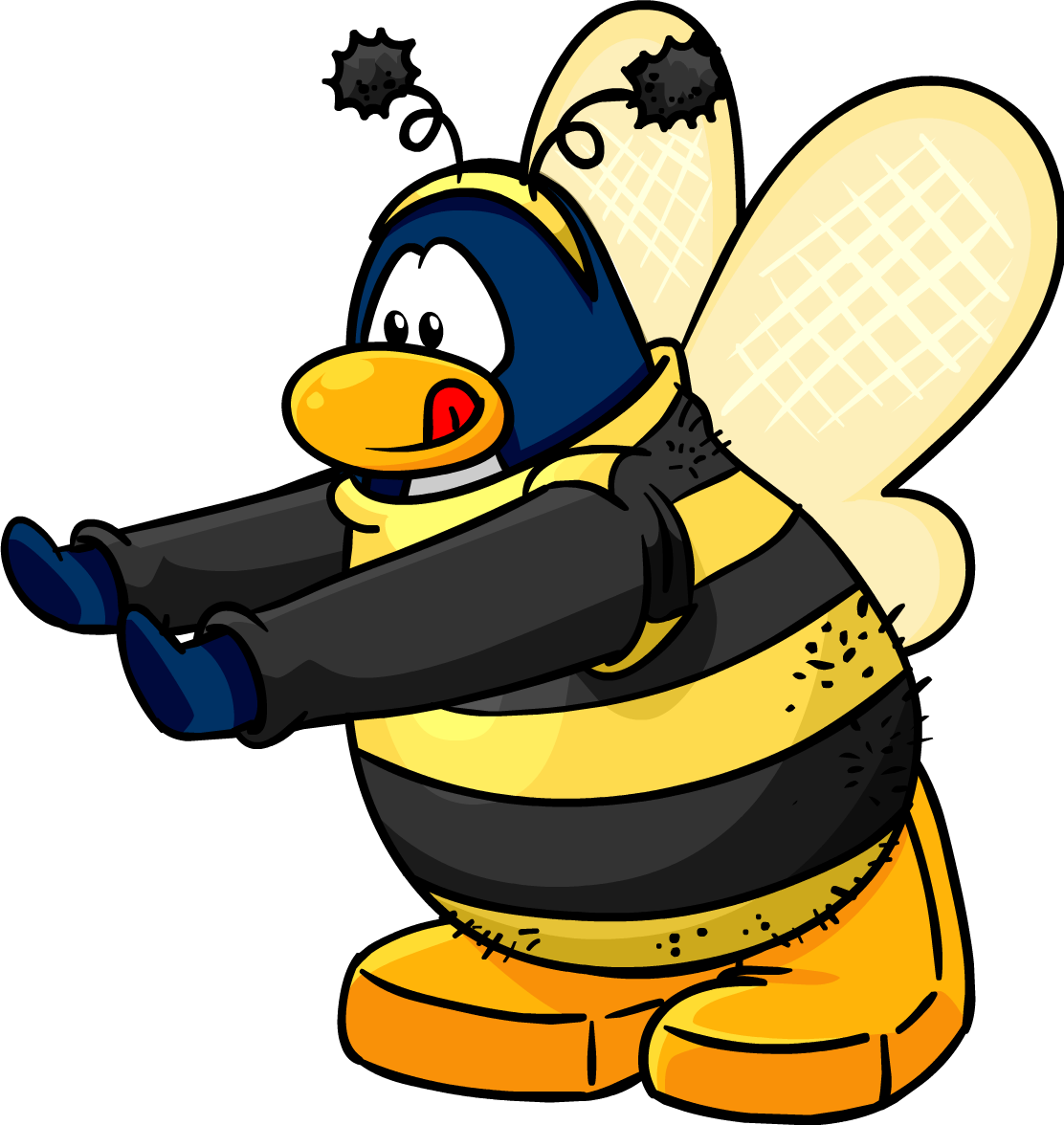 Fuzz The Bee - Club Penguin Bee (1112x1176)