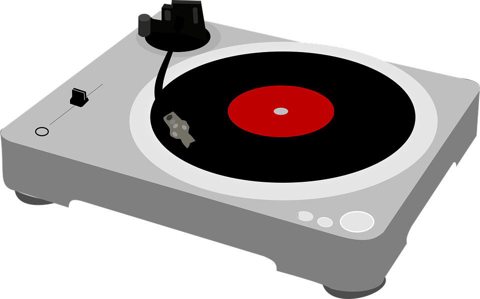 Record Player Clipart Turntable Record Player Music - Turntable Clip Art (960x597)