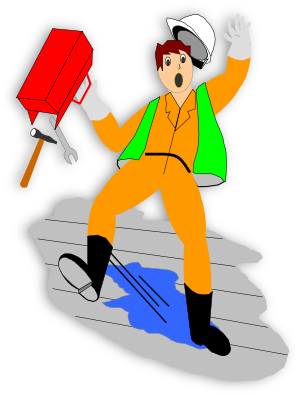 A Person Slipped On A Floor Am I Liable - Slip On The Floor (308x404)