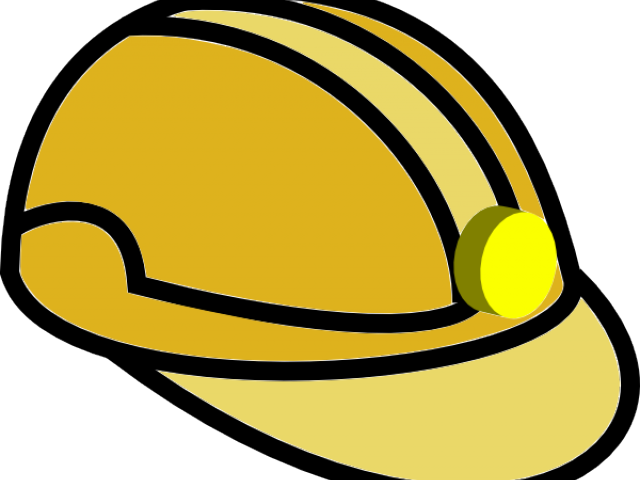 Helmet Clipart Miner - Clip Art (640x480)